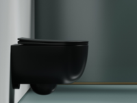 Унитаз Ceramicanova Modena Rimless CN6063MDH подвесной Темный антрацит матовый с сиденьем Микролифт — фото 12, Подвесные унитазы