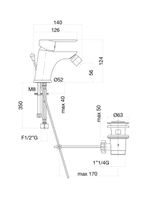 Смеситель для биде Fiore KEVON BLACK MATT , черный арт-81NN8130 — фото 2, Смесители для биде