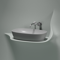 Раковина-чаша Ceramicanova Element 60 CN6049MSG Серая матовая — фото 13, Раковины накладные