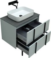 Тумба под раковину Allen Brau Reality 70 1.32004.PWM подвесная Папирус матовый — фото 6, Тумбы под раковину