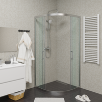 Товар: Душевой уголок Ceruttispa Viva 100х100 7706 профиль Хром стекло прозрачное - фото 12 Душевой уголок Ceruttispa Viva 100х100 7706 профиль Хром стекло прозрачное — фото 12, Душевые уголки четверть круга