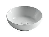 Раковина-чаша Ceramicanova Element 37 Белая арт-CN6020 — фото 2, Раковины накладные