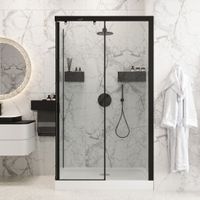 Товар: Душевой уголок Ceruttispa Marbella 120B 120x80 R 7910 профиль Черный стекло прозрачное - фото 4 Душевой уголок Ceruttispa Marbella 120B 120x80 R 7910 профиль Черный стекло прозрачное — фото 4, Прямоугольные душевые уголки