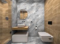 Керамический бордюр GlobalTile Listello GT Серебро 1,2х60 см арт-GTS12600CS — фото 9, Керамическая плитка