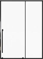 Душевая дверь Allen Brau Fantasy 150 3.11009.31 профиль Черный матовый стекло прозрачное — фото 1, Раздвижные душевые двери