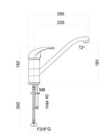 Смеситель для кухни Fiore NEXUS , хром арт-43CR4135 — фото 2, Смесители для кухни