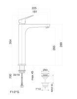 Товар: Смеситель для раковины Fiore KYRO , хром арт-86CR8119 - фото 2 Смеситель для раковины Fiore KYRO , хром арт-86CR8119 — фото 2, Смесители для раковины