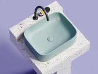 Раковина-чаша Ceramicanova Element 51 CN6052MLG Зеленая матовая — фото 2, Раковины накладные