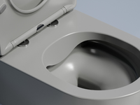 Унитаз Ceramicanova Modena Rimless CN6063MH подвесной Антрацит матовый с сиденьем Микролифт — фото 10, Подвесные унитазы