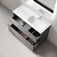 Тумба напольная SANCOS Folk Floor правая 1190х445х850, c двумя ящиками оснащенными доводчиками, Ergraut soft, арт.FL120FRES — фото 2, Тумбы под раковину