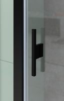 Душевой уголок Allen Brau Priority 140x80 3.31012.BBA + 3.31015.BBA черный браш 3.31012.BBA + 3.31015.BBA — фото 7, Прямоугольные душевые уголки