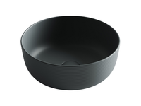 Раковина-чаша Ceramicanova Element 36 CN6073MDH Темный антрацит матовый — фото 1, Раковины накладные