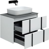 Тумба под раковину Allen Brau Reality 70 1.32004.WM подвесная Белая матовая — фото 17, Тумбы под раковину