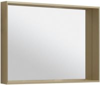 Зеркало Allen Brau Reality 100 с подсветкой Латунь браш с сенсорным выключателем арт-1.32020.03 — фото 7, Зеркала в ванную комнату