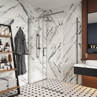 Товар: Душевой уголок Ceruttispa Ceza's 120x90 7741 профиль Хром стекло прозрачное - фото 8 Душевой уголок Ceruttispa Ceza's 120x90 7741 профиль Хром стекло прозрачное — фото 8, Прямоугольные душевые уголки