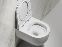 Товар: Унитаз Ceramicanova Modena Rimless CN6063 подвесной Белый глянцевый с сиденьем Микролифт - фото 19 Унитаз Ceramicanova Modena Rimless CN6063 подвесной Белый глянцевый с сиденьем Микролифт — фото 19, Подвесные унитазы