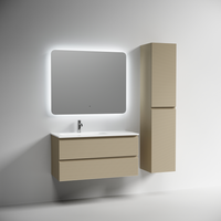 Товар: Тумба подвесная SANCOS Folk левая 995х445х500, c двумя ящиками оснащенными доводчиками, Капучино, арт.FL100LCP - фото 3 Тумба подвесная SANCOS Folk левая 995х445х500, c двумя ящиками оснащенными доводчиками, Капучино, арт.FL100LCP — фото 3, Тумбы под раковину