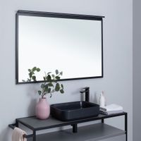 Зеркало Allen Brau Priority 120 1.31018.BB с подсветкой Черный браш — фото 19, Зеркала в ванную комнату