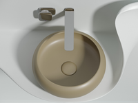 Раковина-чаша Ceramicanova Element 36 CN6050MC Капучино матовая — фото 15, Раковины накладные