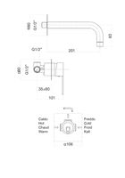 Товар: Смеситель для раковины Fiore KATANA , хром арт-77CR7527 - фото 2 Смеситель для раковины Fiore KATANA , хром арт-77CR7527 — фото 2, Смесители для раковины