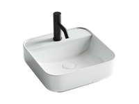 Раковина Ceramicanova Element 39 Белая арт-CN5014 — фото 2, Раковины накладные