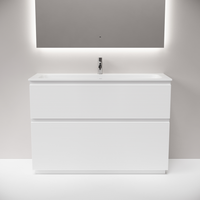 Тумба напольная SANCOS Folk Floor 1190х445х850, c двумя ящиками оснащенными доводчиками, Bianco, арт. арт-FL120FW — фото 11, Тумбы под раковину