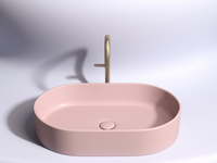 Раковина-чаша Ceramicanova Element 61 CN6048MP Розовая матовая — фото 4, Раковины накладные