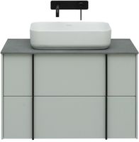 Тумба под раковину Allen Brau Reality 80 1.32005.PWM подвесная Папирус матовый — фото 24, Тумбы под раковину