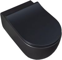 Унитаз Allen Brau Priority 4.31001.31 подвесной Черный матовый без сиденья — фото 6, Подвесные унитазы