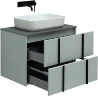 Тумба под раковину Allen Brau Reality 70 1.32004.PWM подвесная Папирус матовый — фото 29, Тумбы под раковину