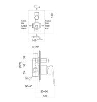 Товар: Смеситель для душа Fiore KEVON , хром арт-81CR6517 - фото 2 Смеситель для душа Fiore KEVON , хром арт-81CR6517 — фото 2, Смеситель для душа