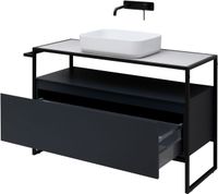 Товар: Тумба под раковину Allen Brau Priority 120 1.31004.AM Антрацит матовый - фото 7 Тумба под раковину Allen Brau Priority 120 1.31004.AM Антрацит матовый — фото 7, Тумбы под раковину