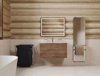 Тумба под раковину Allen Brau Glority 100 дуб антик арт-1.35002.NW — фото 5, Тумбы под раковину