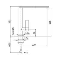 Смеситель для кухни Webert Essential , черный арт-EN920302560 — фото 2, Смесители для кухни
