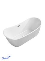 Акриловая ванна Ceruttispa Nemi170II 170x74 СТ10506 без гидромассажа — фото 10, Акриловые ванны