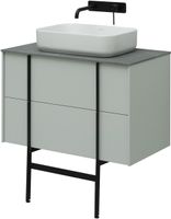 Тумба под раковину Allen Brau Reality 80 1.32005.PWM подвесная Папирус матовый — фото 48, Тумбы под раковину