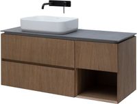 Товар: Тумба под раковину Allen Brau Infinity 120 L 1.21005.NO подвесная Дуб - фото 5 Тумба под раковину Allen Brau Infinity 120 L 1.21005.NO подвесная Дуб — фото 5, Тумбы под раковину