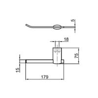 Товар: Держатель для туалетной бумаги Webert Aria , хром арт-AI500801015 - фото 2 Держатель для туалетной бумаги Webert Aria , хром арт-AI500801015 — фото 2, Держатели туалетной бумаги