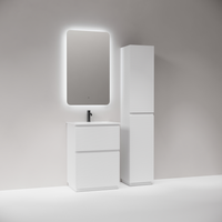 Тумба напольная SANCOS Folk Floor, 590х445х850, c двумя ящиками оснащенными доводчиками, Bianco, арт. арт-FL60FW — фото 3, Тумбы под раковину