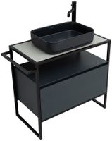 Товар: Тумба под раковину Allen Brau Priority 80 1.31002.AM Антрацит матовый - фото 13 Тумба под раковину Allen Brau Priority 80 1.31002.AM Антрацит матовый — фото 13, Тумбы под раковину