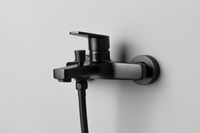 Смеситель для ванны Allen Brau Eclipse 5.E1003-31 Черный матовый — фото 8, Смеситель для ванны