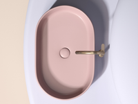 Раковина-чаша Ceramicanova Element 61 CN6048MP Розовая матовая — фото 14, Раковины накладные