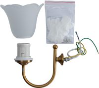 Светильник Aquanet Луизиана WT-260 бронза, 2 шт. EV0002CD bronze — фото 11, Светильники в ванную