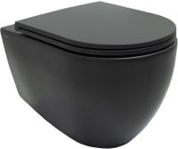 Унитаз Allen Brau Reality 4.32006.31 подвесной Черный матовый без сиденья — фото 36, Подвесные унитазы