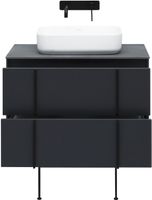 Тумба под раковину Allen Brau Reality 80 1.32005.AM подвесная Антрацит матовый — фото 45, Тумбы под раковину