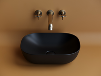 Раковина-чаша Ceramicanova Element 45 CN6009MB Черная матовая — фото 5, Раковины накладные