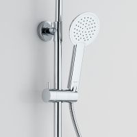 Душевая система Сантаком stOmega 7707, хром — фото 5, Душевые стойки