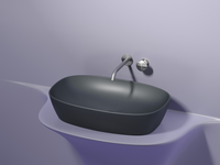 Раковина-чаша Ceramicanova Element 60 CN6049MDH Темный антрацит матовый — фото 17, Раковины накладные