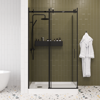 Товар: Душевой уголок Ceruttispa Ceza's 120x90 120B профиль Черный стекло прозрачное - фото 8 Душевой уголок Ceruttispa Ceza's 120x90 120B профиль Черный стекло прозрачное — фото 8, Прямоугольные душевые уголки