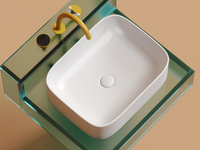 Раковина-чаша Ceramicanova Element 51 CN6052MW Белая матовая — фото 9, Раковины накладные